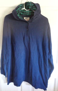 Nuovo con etichette - Lands' End - Serious Sweats - Navy - Pullover Giacca / Felpa con cappuccio - Taglia 2X - Foto 1 di 1