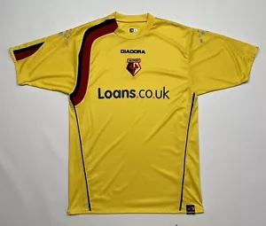 VINTAGE 2000s FC WATFORD 2005 2006 HOME JERSEY SHIRT SOCCER FOOTBALL - Bild 1 von 9