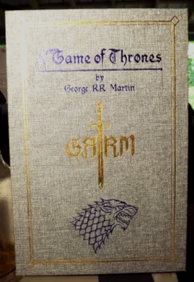 A GAME OF THRONES George R.R. Martin  Deluxe Slipcased Ed. W/ Signed BP/CO Fine - Image 1 of 4