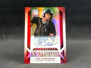 2013 PANINI ELITE EXTRA EDITION TIM ANDERSON #112 PROSPECT AUTO 37/374 MARLINS - Picture 1 of 2