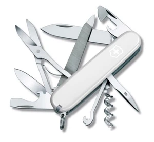 COLTELLINO VICTORINOX MOUNTAINEER WHITE BIANCO 91MM 18 FUNZ SWISS ARMY KNIFE - Imagen 1 de 2