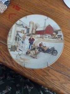 Vintage Harley-Davidson 1993 "Christmas Vacation" Plate 3777 of 9500 - Picture 1 of 3