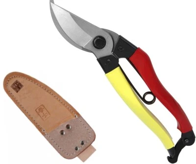 Senkichi RED Gardening Scissors Left Handed 200mm Cutting Size Max.𝜙15  - Image 1 of 4