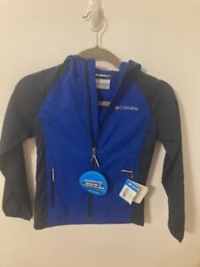 Columbia Youth Water/Rain Resistant Full Zip Hooded Jacket - Small - New