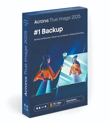 ACRONIS True Image 2025 5 PC / Computer Dauerlizenz ESD, Versand per Nachricht - Bild 1 von 4
