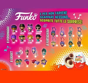 FUNKO - SORPRESINE A SCELTA (VU398 - VU430) KINDER JOY ITALIA 2021/2022 - Picture 1 of 25