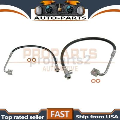 Kit Manguera Freno Hidráulica Delantera 2x Para Ford F-350 4.9L 1995-1996 Foto 1 de 4