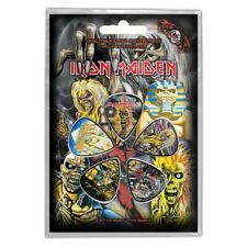 IRON MAIDEN : EARLY ALBUMS: 1mm Guitar Picks 5 PLECTRUM PACK set of killers gift