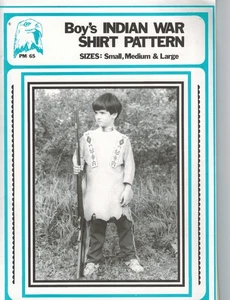 Boy's Indian War Shirt Pattern - Picture 1 of 3
