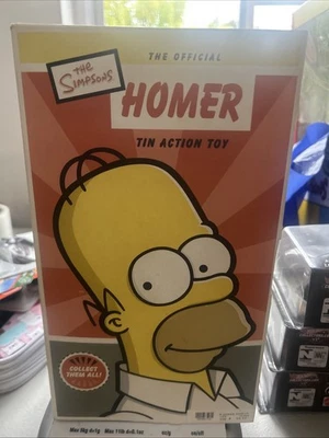 Los Simpson - Juguete de acción de hojalata de cuerda de Homer con lata de cerveza Duff 9 pulgadas 2002 Foto 1 de 4
