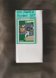 1991 PINNACLE FOOTBALL COMPLETE HAND COLLATED 410-CARD SET W/EMMITT SMITH - Picture 1 of 1