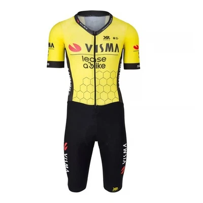 2025 VISMA Hombre Ciclismo Jersey Ciclismo Body Ciclismo Mono Triatlón Carrera Foto 1 de 4