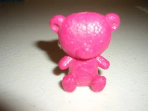 "Figura de plástico de oso de peluche rosa T31 Barbie Chelsea 1,5"" juego de repuesto" - Imagen 1 de 2