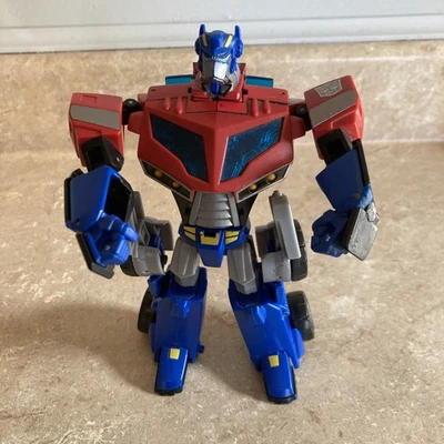 Transformers Animated Voyager Class Optimus Prime 2007 Hasbro Figure Only - Image 1 of 4