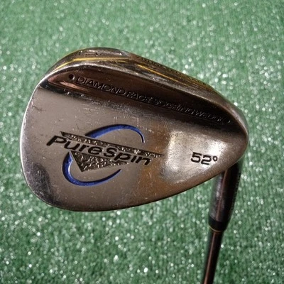 PureSpin Diamond Face 52° Gap A Wedge Tungsten Sole Steel Shaft RH 35.5" - Image 1 of 4