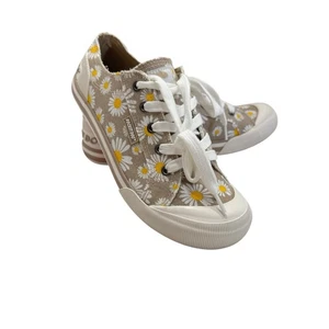 Rocket Dog Damen-Sneaker 8,5 M hellbraun & geblümt Gänseblümchen C317/1121 neu ohne Karton - Bild 1 von 22