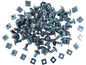 250x M6 x 12mm Rusty Roofing Bolts Cross Slotted Gutter Trunking 6mm (200 + 50) - Picture 1 of 1