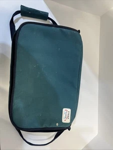 Pyrex Portables Travel Bag Insulated Padded Carrying Case 17x12x3 Turquoise - Picture 1 of 4