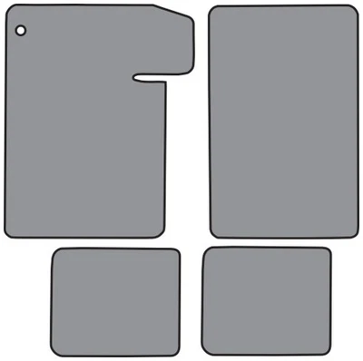 Alfombrilla para Chevrolet Chevelle 1964-1967 4 piezas (FM79F FM18R) 01 bucle negro Foto 1 de 4