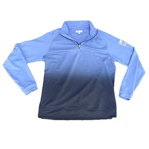 Peter Miller Crown Sports Mens Performance Quarter Zip Pullover Medium - Picture 1 of 11