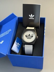 Adidas Black And White Strap Watch - Picture 1 of 13