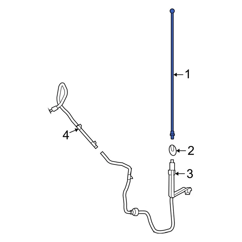 For Mercury Mountaineer 2005 Mercury Radio Antenna Mast Foto 1 de 1