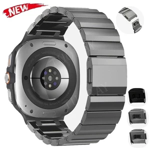 Luxury Titanium Metal Strap Band For Samsung Galaxy Watch Ultra 47mm Smartwatch - Picture 1 of 33