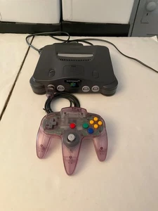 Tested ! N64 Lot System Console Lot w/ Atomic Purple Controller NUS-001 - Picture 1 of 18
