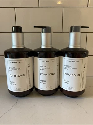 Acondicionador KORRES Fresh Citrus 10fl Oz Dermatológicamente Probado 3 Botellas Grecia Foto 1 de 4