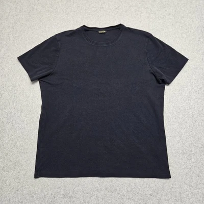 Camiseta de algodón XL azul marino MASSIMO DUTTI para hombre   Foto 1 de 4