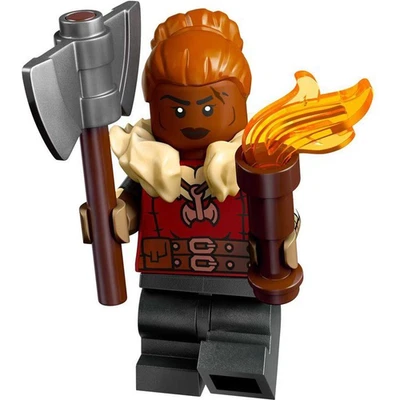 LEGO DND Minifigura - Bárbaro Enano - Mazmorras y Dragones - Nuevo CMF Foto 1 de 2