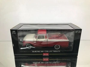 SUN STAR 1302 FORD F100 PICK-UP CUSTOM CAB 1965 -RED 1:18- HIGH QUALITY IN BOX - Picture 1 of 9