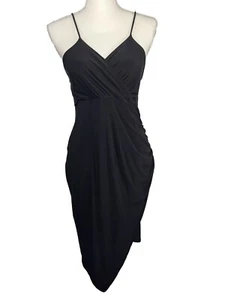NWT Little Black Dress Women’s Sz 10 M Dance Sleeveles Flattering Slimming - Picture 1 of 10