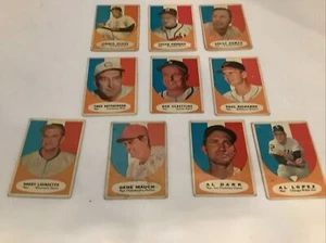 1961 Lotto Topps 10 carte manager - Foto 1 di 7