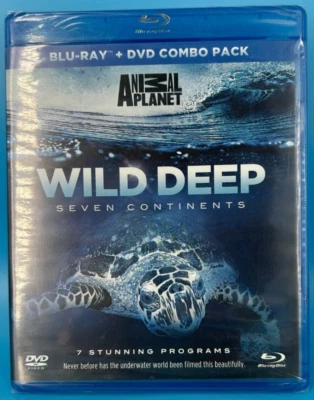 Wild Deep Seven Continents (Blu-Ray & DVD Combo Pack 2013) Animal Planet New - Image 1 of 2