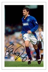 GARY SPEED Signed Autograph PHOTO Gift Signature Print EVERTON Soccer - Picture 1 of 1