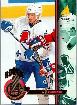 1994 Janne Laukkanen #485 Pinnacle Quebec Nordiques MHKC#2 - Image 1 of 2