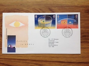 GB Royal Mail Europe in Space 1991 First Day Cover , Edinburgh pmk. Free UK P&P - Picture 1 of 3