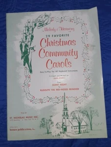 FACILE DA SUONARE CHRISTMAS COMMUNITY CANTI TASTIERA MELODIA ARMONIA 29 PREFERITI - Foto 1 di 9