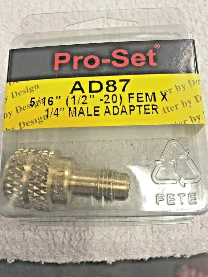 Mini Split System A/C Special Large Low-Side ADAPTER, 5/16"FM X 1/4"MF CPS AD87