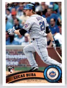 2011 Topps Lucas Duda Rookie RC Insert MLB PWE Mets #129 - Picture 1 of 2