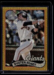2024 Topps Series 1 1989 Baseball Chrome Gold Buster Posey 05/50 San Francisco