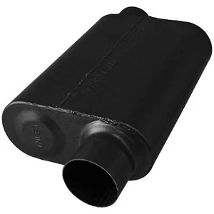 Flowmaster 843048 Super 44 Muffler 3" Offset Inlet/ Offset Outlet 409S Stainless - Picture 1 of 4