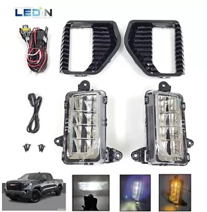Kit de interruptor bisel de repuesto de luces antiniebla LED para Sierra 1500 Base SLE 2019-2021 - Imagen 1 de 12