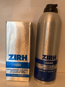 ZIRH Alpha Hydroxy Face Wash Clean 8.4oz & 4.2 oz ( set ) NEW - Picture 1 of 1