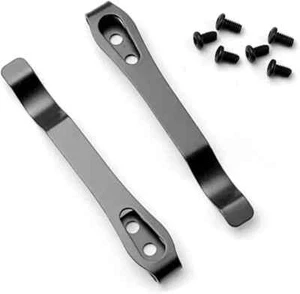2 Pack Knife Pocket Clip Deep Carry Pocket Clip Replacement for EDC Knife Recess - Picture 1 of 8
