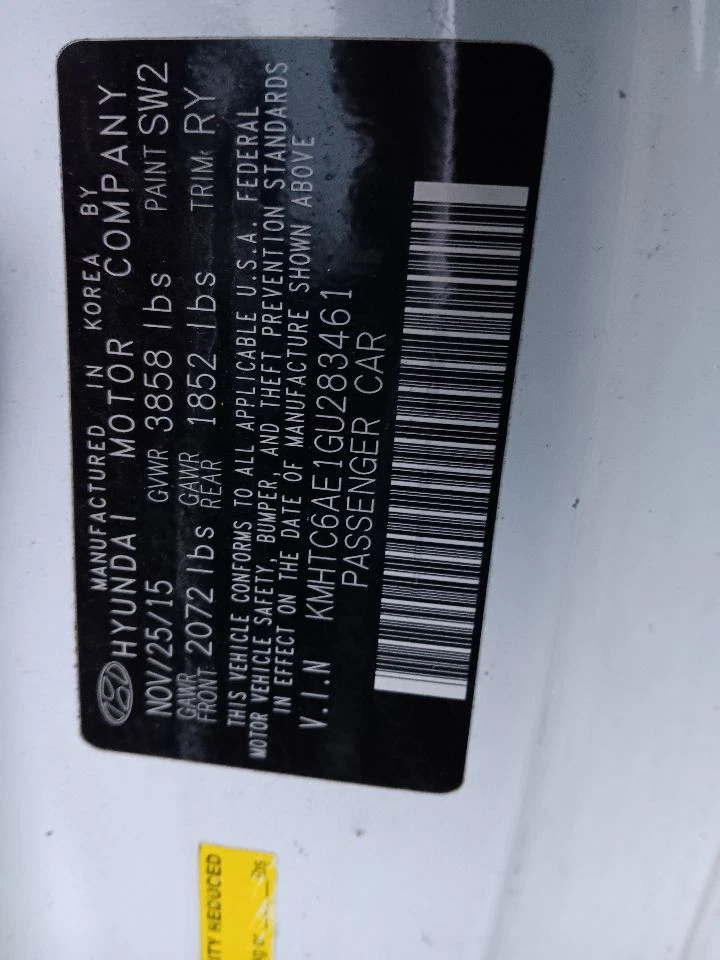 Used Supercharger fits: 2016 Hyundai Veloster  Grade A - Imagem 1 de 4