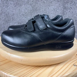SAS Me Too Shoe Womens 7.5 Extra Wide Black Leather Walking Sneaker Made in USA - Bild 1 von 8