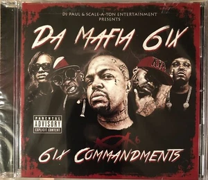 Da Mafia 6ix - 6Ix Commandments Sealed CD (DJ Paul Gangsta Boo Lord Infamous) - Picture 1 of 3