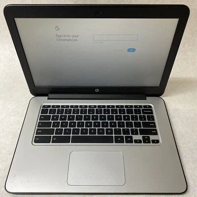 HP ChromeBook 14 G3 NVIDIA® Tegra® K1 2.10GHz 2GB RAM 16GB No AC Adapter - Image 1 of 4